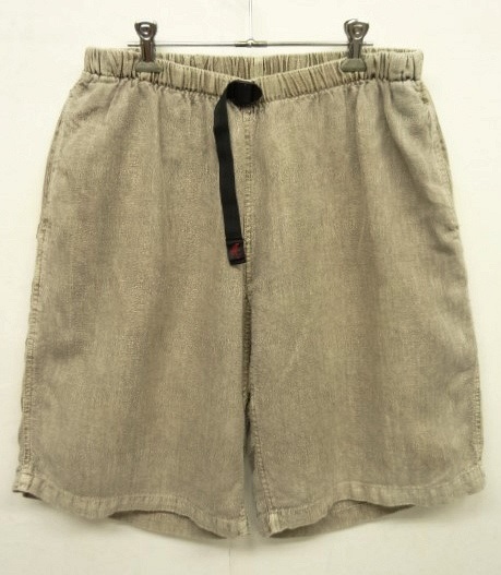 画像: 90'S GRAMICCI ヘンプ100% ベルト付き ショーツ ベージュ USA製 (VINTAGE) 「Shorts」 入荷しました。
