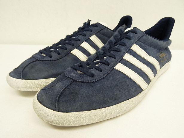 画像: ADIDAS "GAZELLE" レザースニーカー ネイビー (VINTAGE) 「Shoes」 入荷しました。