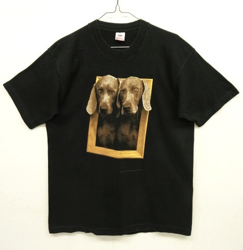 画像: 90'S WILLIAM WEGMAN "FRAMED" FOTOFOLIO製 半袖 Tシャツ USA製 (VINTAGE) 「T-Shirt」 入荷しました。