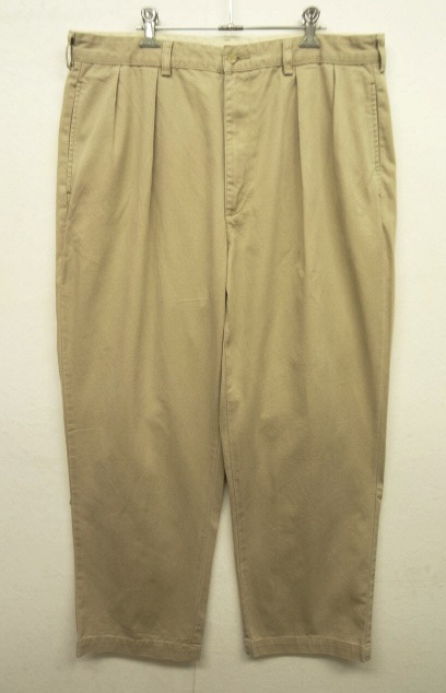 画像: 90'S RALPH LAUREN "ANDREW PANT" ツープリーツ チノパンツ BEIGE (VINTAGE) 「Bottoms」 入荷しました。