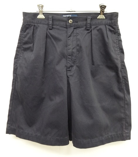 画像: 90'S RALPH LAUREN "TYLER SHORT" ツープリーツ チノショーツ ネイビー (VINTAGE) 「Shorts」 入荷しました。
