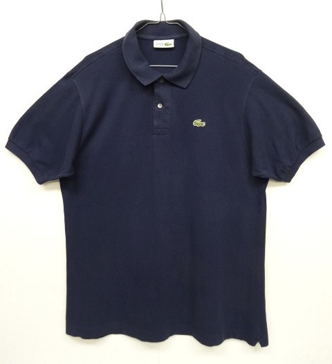画像: 70'S CHEMISE LACOSTE ポロシャツ ネイビー フランス製 (VINTAGE) 「S/S Polo」 入荷しました。