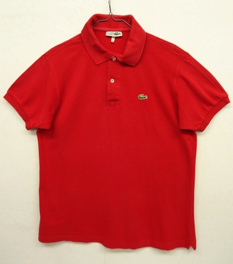 画像: 70'S CHEMISE LACOSTE ポロシャツ レッド フランス製 (VINTAGE) 「S/S Polo」 入荷しました。