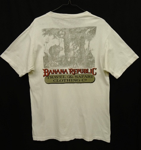 画像: 80'S BANANA REPUBLIC "アニマルプリント" ポケット付き Tシャツ (VINTAGE) 「T-Shirt」 入荷しました。
