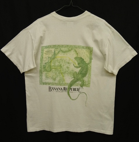 画像: 80'S BANANA REPUBLIC "アニマルプリント" ポケット付き Tシャツ (VINTAGE) 「T-Shirt」 入荷しました。