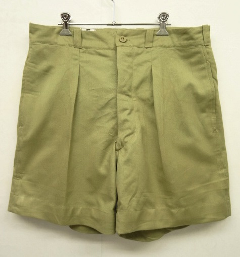 画像: 50'S フランス軍 M52 プリーツ入り チノショーツ BEIGE (DEADSTOCK) 「Shorts」 入荷しました。