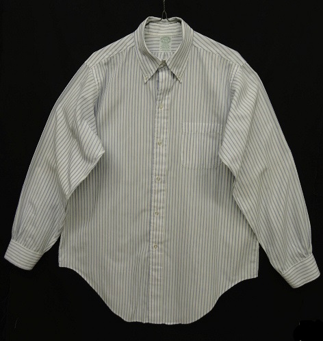 画像: 70'S BROOKS BROTHERS "6ボタン" BDシャツ ストライプ USA製 (VINTAGE) 「L/S Shirt」 入荷しました。
