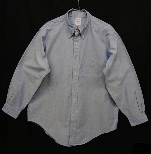 画像: 80'S BROOKS BROTHERS オックスフォード BDシャツ ブルー USA製 (VINTAGE) 「L/S Shirt」 入荷しました。