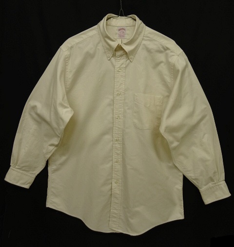 画像: 90'S BROOKS BROTHERS オックスフォード BDシャツ 生成り USA製 (VINTAGE) 「L/S Shirt」 入荷しました。