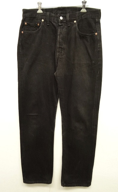 画像: 90'S LEVIS 501 デニム BLACK UK製 W34L32 (VINTAGE) 「Bottoms」 入荷しました。
