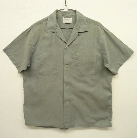 画像: 60'S TOWNCRAFT 半袖 オープンカラーシャツ ブルーグレー (VINTAGE) 「S/S Shirt」 入荷しました。