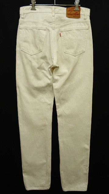 画像: 90'S LEVIS 501 デニム ホワイト USA製 W32L36 (VINTAGE) 「Bottoms」 入荷しました。