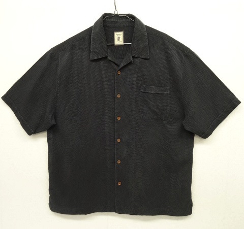 画像: JAMAICA JAXX シルク100% 半袖 オープンカラーシャツ チャコール (VINTAGE) 「S/S Shirt」 入荷しました。