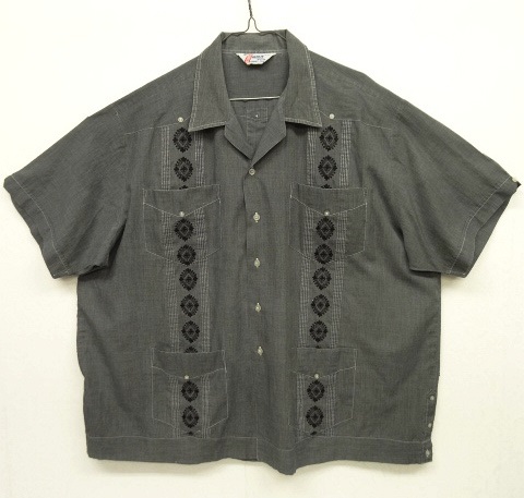 画像: ROMANI 半袖 キューバシャツ 後染め ブラック (VINTAGE) 「S/S Shirt」 入荷しました。