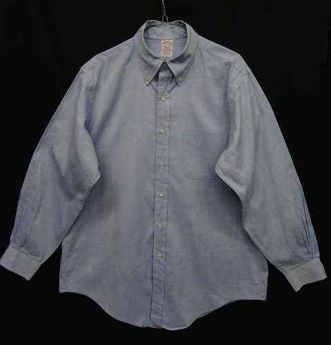 画像: 90'S BROOKS BROTHERS ピンオックスフォード BDシャツ ブルー USA製 (VINTAGE) 「L/S Shirt」 入荷しました。