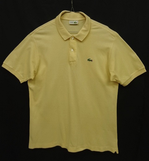 画像: 80'S CHEMISE LACOSTE ポロシャツ レモンイエロー フランス製 (VINTAGE) 「S/S Polo」 入荷しました。