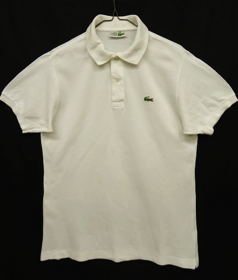 画像: 70'S CHEMISE LACOSTE ポロシャツ ホワイト フランス製 (VINTAGE) 「S/S Polo」 入荷しました。