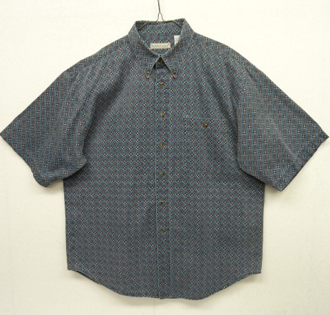 画像: 90'S BUGLE BOY COMPANY コットン 半袖 BDシャツ 小紋柄 (VINTAGE) 「S/S Shirt」 入荷しました。