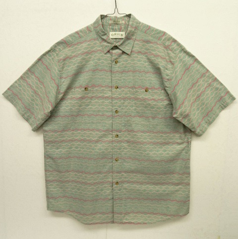 画像: ORVIS コットン 半袖シャツ ボーダー柄 (VINTAGE) 「S/S Shirt」 入荷しました。