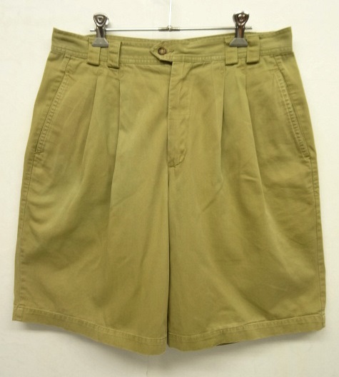 画像: 90'S GAP 旧タグ ツープリーツ チノショーツ タン (VINTAGE) 「Shorts」 入荷しました。