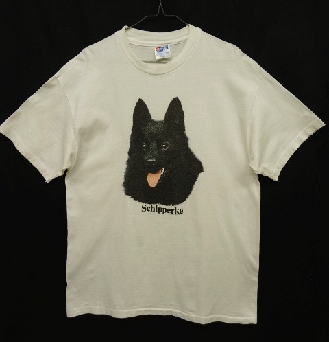 画像: 90'S SCHIPPERKE シングルステッチ 半袖 Tシャツ ホワイト USA製 (VINTAGE) 「T-Shirt」 入荷しました。