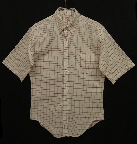画像: 70'S McGREGOR "6ボタン" BDシャツ チェック柄 (VINTAGE) 「S/S Shirt」 入荷しました。