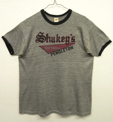 画像: 80'S RUSSELL ATHLETIC 金タグ 半袖 リンガーTシャツ ヘザーグレー USA製 (VINTAGE) 「T-Shirt」 入荷しました。