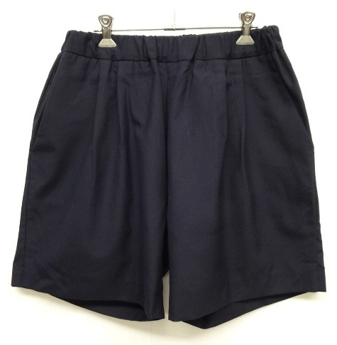 画像: CEASTERS ドローコード付き ツープリーツ イージーショーツ NAVY ポルトガル製 (NEW) 「Shorts」 入荷しました。