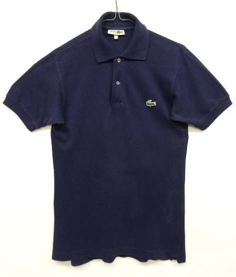 画像: 70'S CHEMISE LACOSTE ポロシャツ ネイビー フランス製 (VINTAGE) 「S/S Polo」 入荷しました。