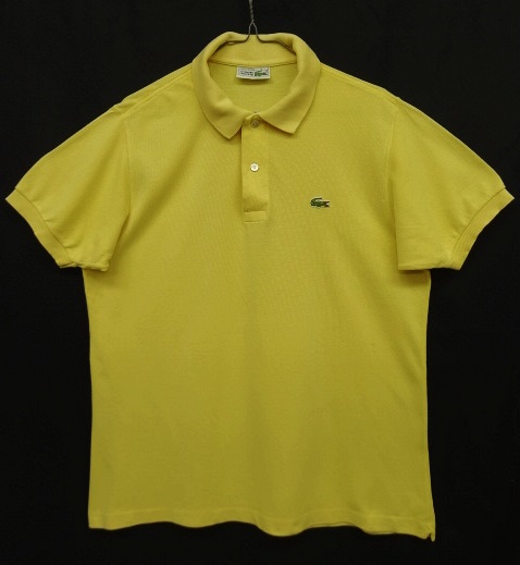 画像: 80'S CHEMISE LACOSTE ポロシャツ イエロー フランス製 (VINTAGE) 「S/S Polo」 入荷しました。