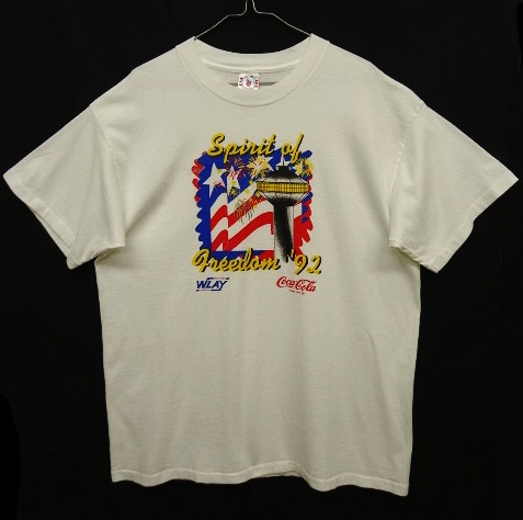 画像: 90'S SPIRIT OF FREEDOM 92 シングルステッチ Tシャツ ホワイト USA製 (VINTAGE) 「T-Shirt」 入荷しました。