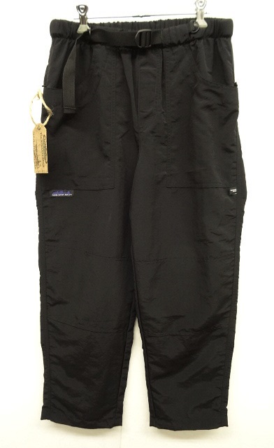 画像: THOUSAND MILE ベルト付き ナイロンパンツ ブラック USA製 (NEW) 「Bottoms」 入荷しました。