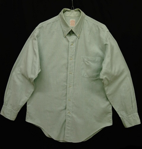 画像: 80'S BROOKS BROTHERS "BROOKSGATE" オックスフォード BDシャツ ミント/ホワイト USA製 (VINTAGE) 「L/S Shirt」 入荷しました。