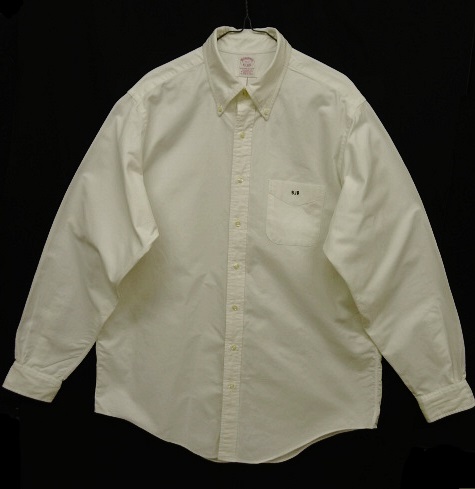 画像: 90'S BROOKS BROTHERS オックスフォード BDシャツ ホワイト USA製 (VINTAGE) 「L/S Shirt」 入荷しました。