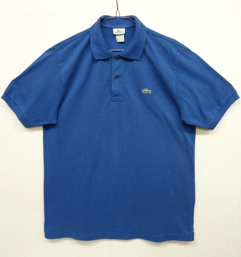 画像: 90'S CHEMISE LACOSTE ポロシャツ ブルー フランス製 (VINTAGE) 「S/S Polo」 入荷しました。