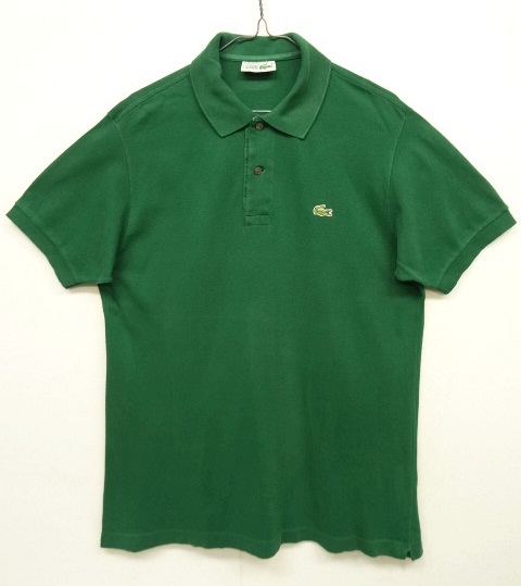 画像: 80'S CHEMISE LACOSTE ポロシャツ グリーン フランス製 (VINTAGE) 「S/S Polo」 入荷しました。