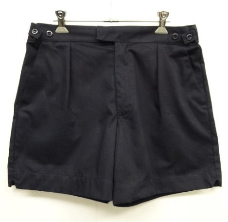 画像: イギリス軍 ROYAL NAVY プリーツ入り ワークショーツ NAVY (VINTAGE) 「Shorts」 入荷しました。