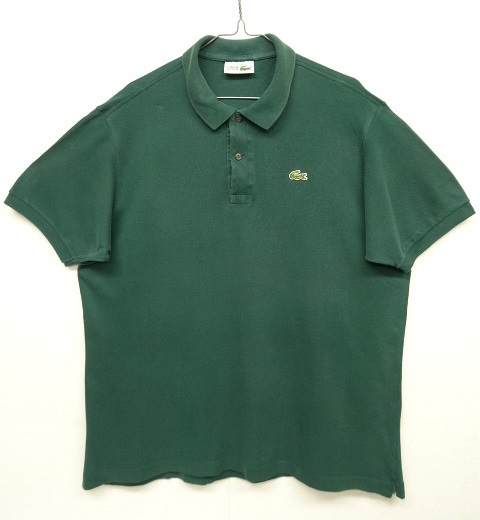 画像: 80'S CHEMISE LACOSTE ポロシャツ ダークグリーン フランス製 (VINTAGE) 「S/S Polo」 入荷しました。
