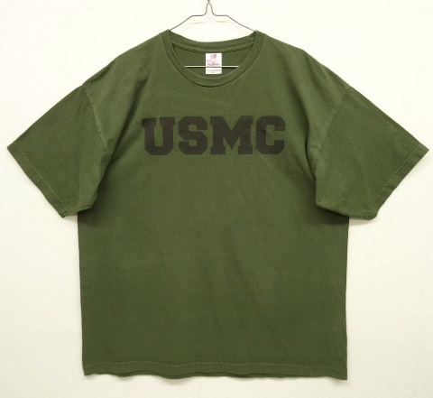 画像: アメリカ軍 USMC 半袖 Tシャツ オリーブ USA製 (VINTAGE) 「T-Shirt」 入荷しました。