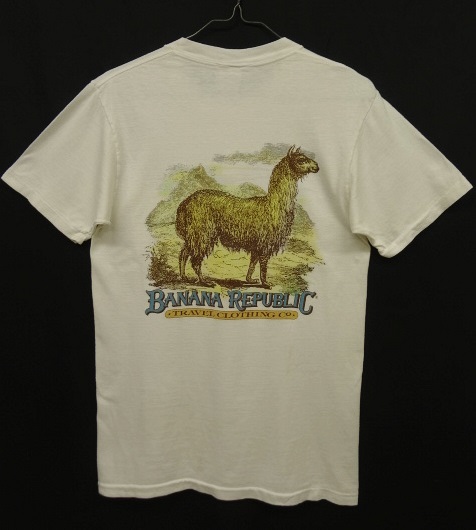 画像: 80'S BANANA REPUBLIC "アニマルプリント" ポケット付き Tシャツ (VINTAGE) 「T-Shirt」 入荷しました。