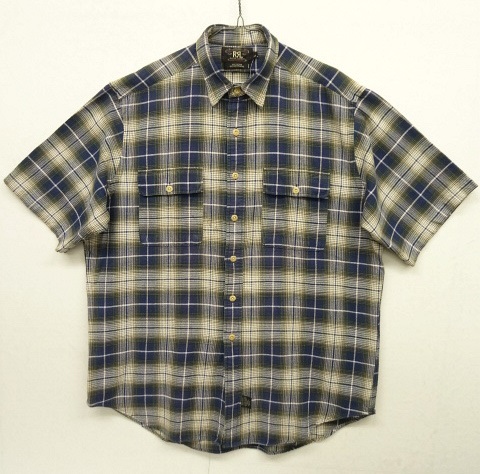 画像: 90'S RRL 三ツ星タグ 半袖シャツ オンブレチェック (DEADSTOCK) 「S/S Shirt」 入荷しました。