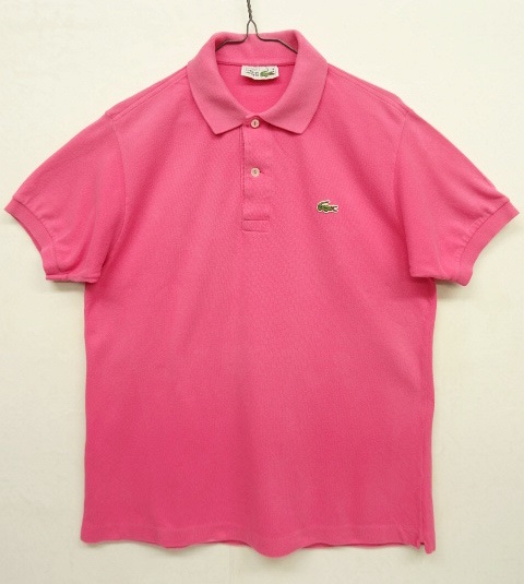 画像: 80'S CHEMISE LACOSTE ポロシャツ ピンク フランス製 (VINTAGE) 「S/S Polo」 入荷しました。