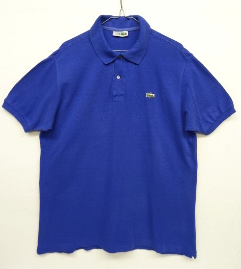 画像: 70'S CHEMISE LACOSTE ポロシャツ ブルー フランス製 (VINTAGE) 「S/S Polo」 入荷しました。