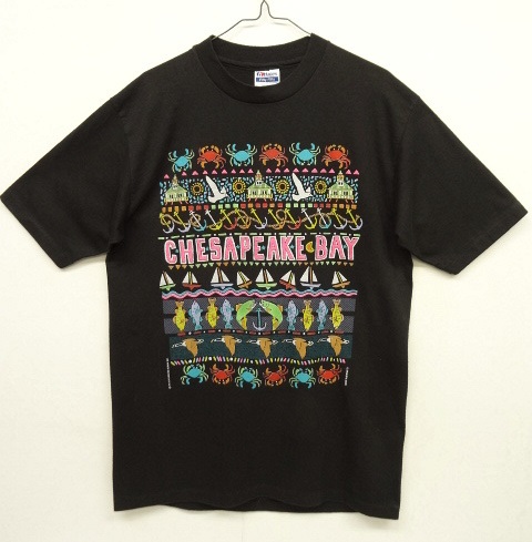 画像: 90'S CHESAPEAKE BAY シングルステッチ 半袖 Tシャツ ブラック (VINTAGE) 「T-Shirt」 入荷しました。
