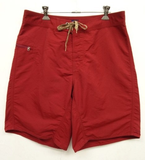 画像: 00'S PATAGONIA ロゴ刺繍 ナイロン ボードショーツ バーガンディ (VINTAGE) 「Shorts」 入荷しました。