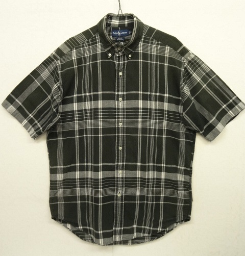 画像: 90'S RALPH LAUREN "BLAKE" コットン 半袖 BDシャツ チェック柄 (VINTAGE) 「S/S Shirt」 入荷しました。