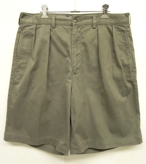画像: 90'S RALPH LAUREN "TYLER SHORT" ツープリーツ チノショーツ カーキ (VINTAGE) 「Shorts」 入荷しました。