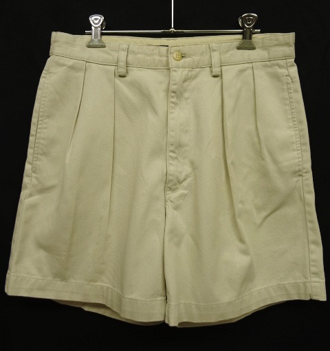 画像: 90'S RALPH LAUREN "ANDREW SHORT" ツープリーツ チノショーツ オフホワイト (VINTAGE) 「Shorts」 入荷しました。