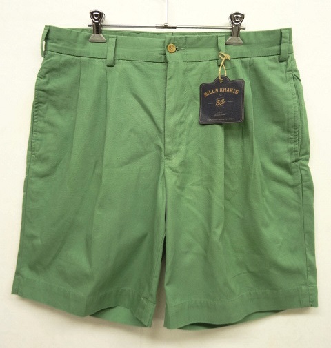 画像: BILLS KHAKIS "M2PS" ツープリーツ チノショーツ グリーン USA製 (NEW) 「Shorts」 入荷しました。