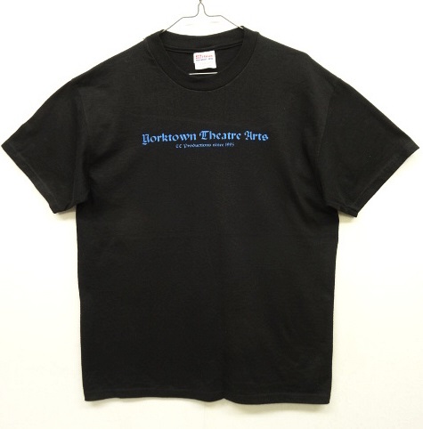 画像: YORKTOWN THEATRE ARTS 両面プリント 半袖 Tシャツ ブラック (VINTAGE) 「T-Shirt」 入荷しました。
